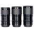 Ensemble de 3 objectifs Saturn 35/50/75mm T2.9 FF Flare Bleu Anamorphique 1.6x Fuji X