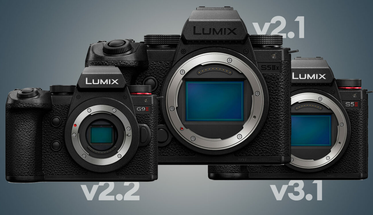 Visuel mises à jour du Panasonic LUMIX S5II, S5IIX et G9II