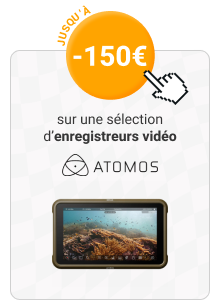 Jusqu'à -150€ sur une sélection d'enregistreurs vidéo Atomos