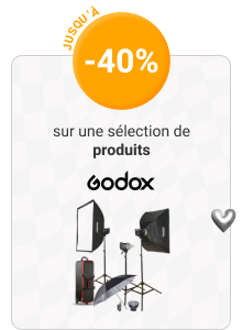 Jusqu'à -40% sur une sélection de la marque Godox