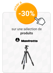 Jusqu'à -30% sur une sélection de la marque Manfrotto