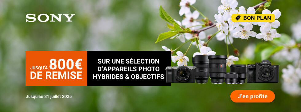 Sony hybrides -800€ - Accueil