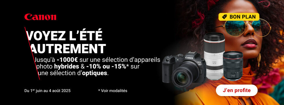 Canon -1000€ été 2025 - Accueil
