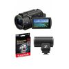 Caméras Sony Caméscope FDR-AX43A + Microphone MKE 200 + Carte 128Go