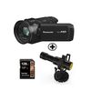 Caméras Panasonic Caméscope HC-V900 + Microphone + Carte 128 Go
