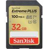 Cartes mémoires SanDisk SDHC 32 Go Extreme Plus UHS-I U3 (100 Mb/s)
