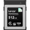 Cartes mémoires Lexar CFexpress PRO Type B 512Go Diamond series