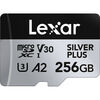 Cartes mémoires Lexar microSDXC 256 Go Professional SILVER PLUS UHS-I (205 Mb/s) 