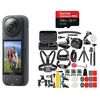 Caméras d'action Insta360 Caméra X4 + Kit accessoires + Carte 128Go