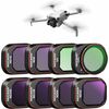 Accessoires pour drone Neewer Lot de 8 filtres ND, CPL, UV compatibles avec DJI Mini 4 Pro