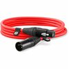 Accessoires microphones Rode XLR3M-R Câble 3m Rouge