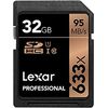 Cartes mémoires Lexar SDHC 32 Go Professional UHS-I 633x (95Mb/s)