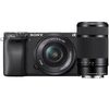 Appareil photo Hybride à objectifs interchangeables Sony Alpha 6400 + 16-50mm + 55-210mm